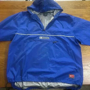 Vintage‎ Nike team Kentucky Wildcats Basketball Short sleeve Rain Jacket Adult L